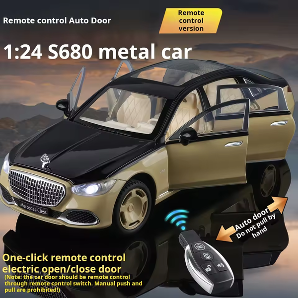 1:24 Diecast Mercedes Benz S680 Model With Key