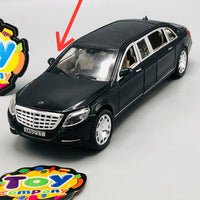 1:24 Diecast Mercedes Limousine Model Car Black - Minor Fault