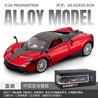 1:24 Diecast Pagani Huayra Crystal Color Model Car