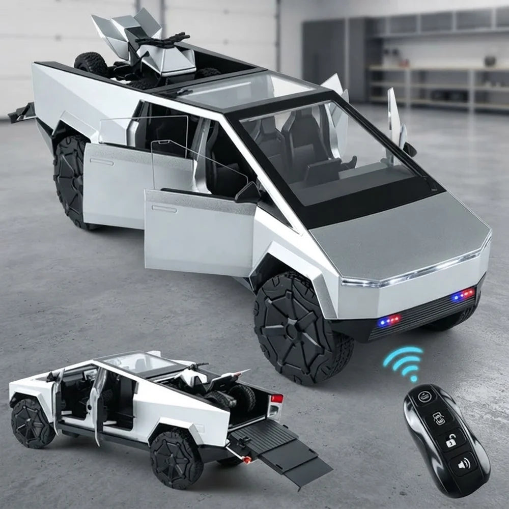 1:24 Diecast Tesla Model With Key Control Doors
