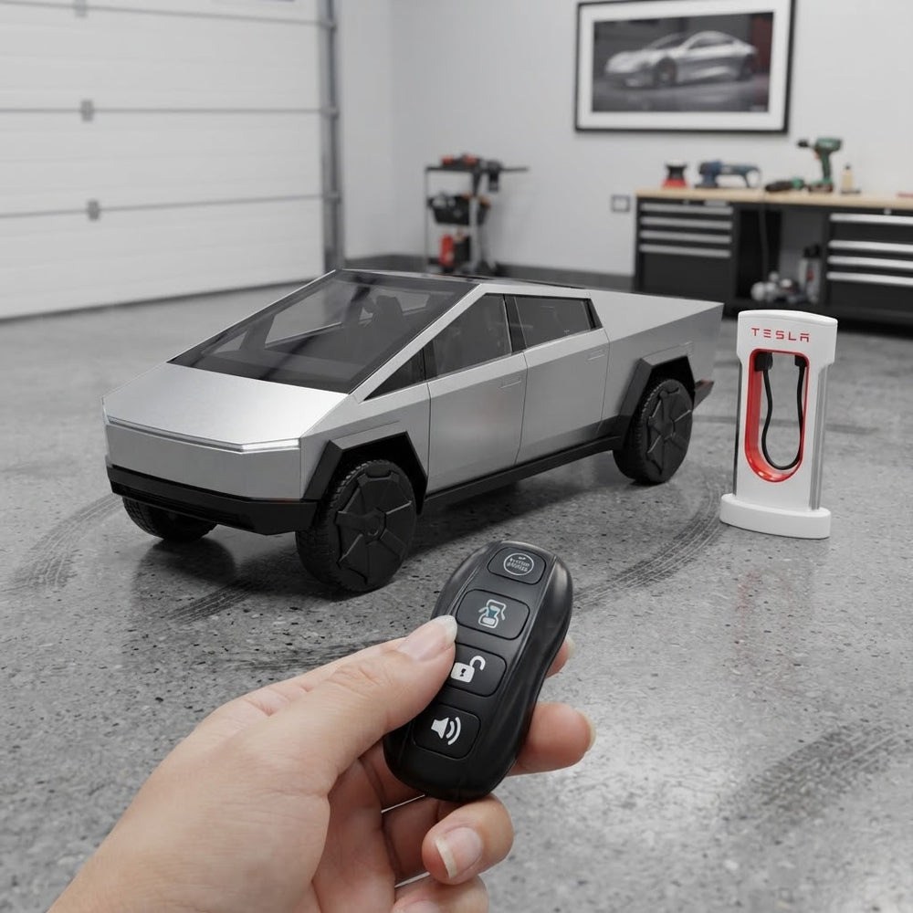 1:24 Diecast Tesla Model With Key Control Doors