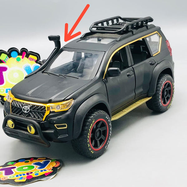 1:24 Diecast Toyota Land Cruiser Prado Off-Road Red Black - Minor Fault
