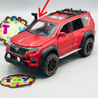 1:24 Diecast Toyota Land Cruiser Prado Off-Road Red Red - Minor Fault
