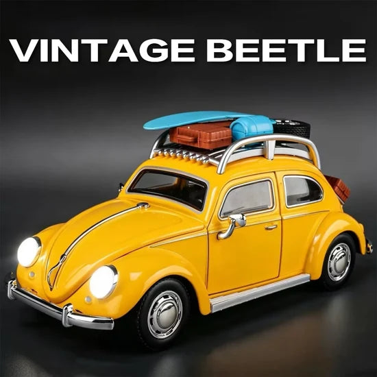 1:24 Diecast Volkswagen Beetle Camping Model Car