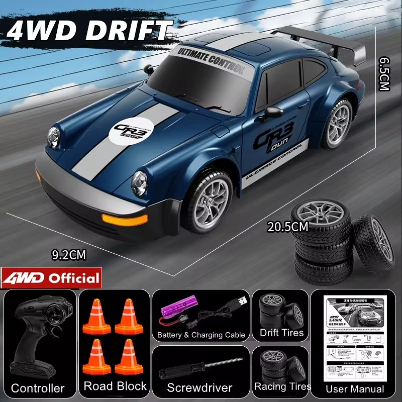 1:24 RC 2.4GHz Porsche 4WD Mini Drifting Car