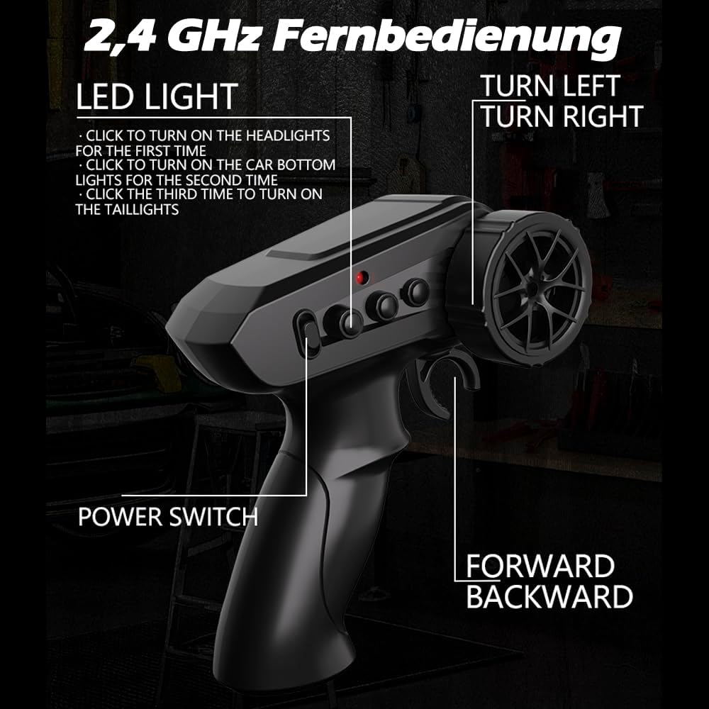 1:24 RC 2.4GHz Porsche Drift Car