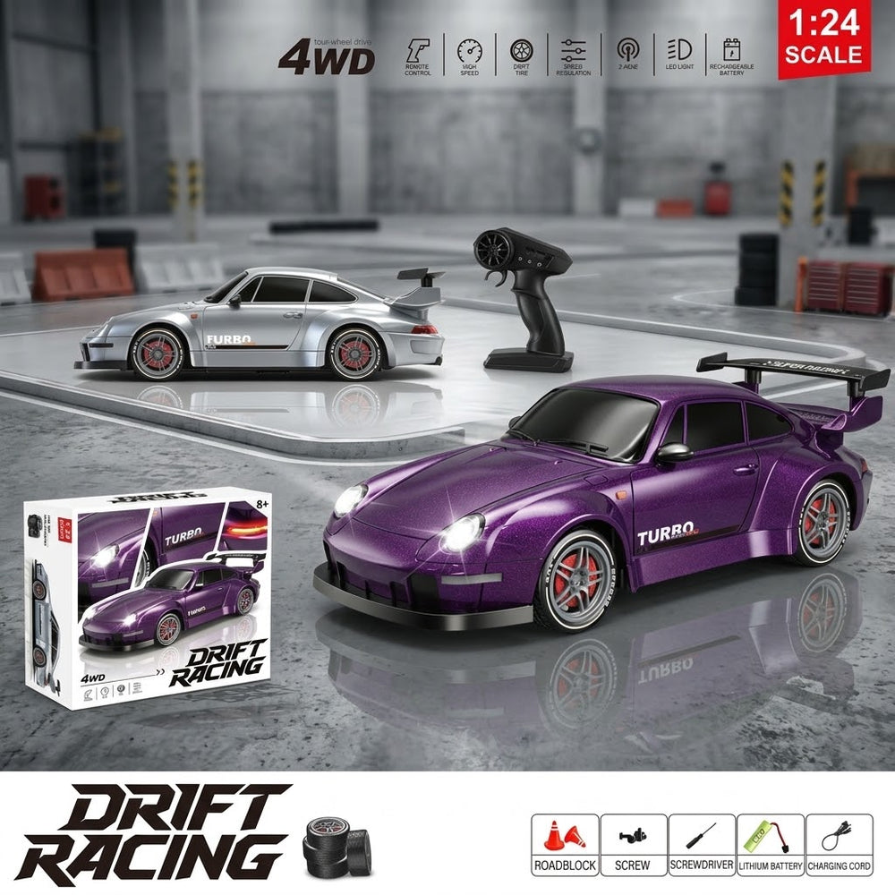 1:24 RC 20Km/h Porsche Turbo Drift Car
