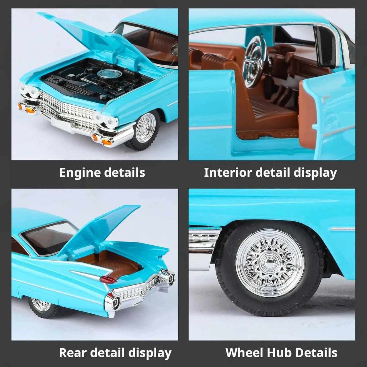 1:24 Diecast 1959 Cadillac Eldorado Model Car