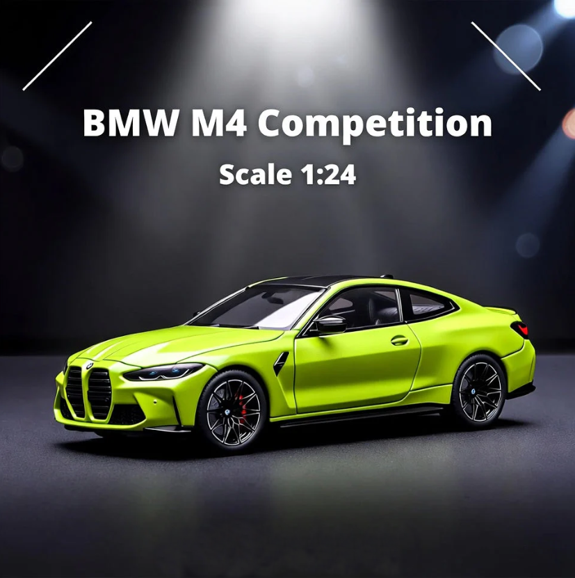 1:24 Diecast BMW M4 Competition Model Car
