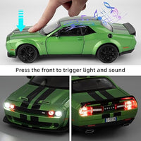 1:24 Diecast Dodge Challenger SRT Model Car