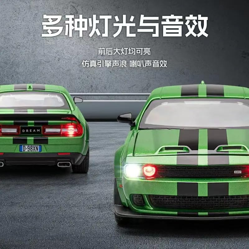1:24 Diecast Dodge Challenger SRT Model Car