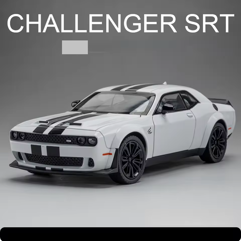 1:24 Diecast Dodge Challenger SRT Model Car