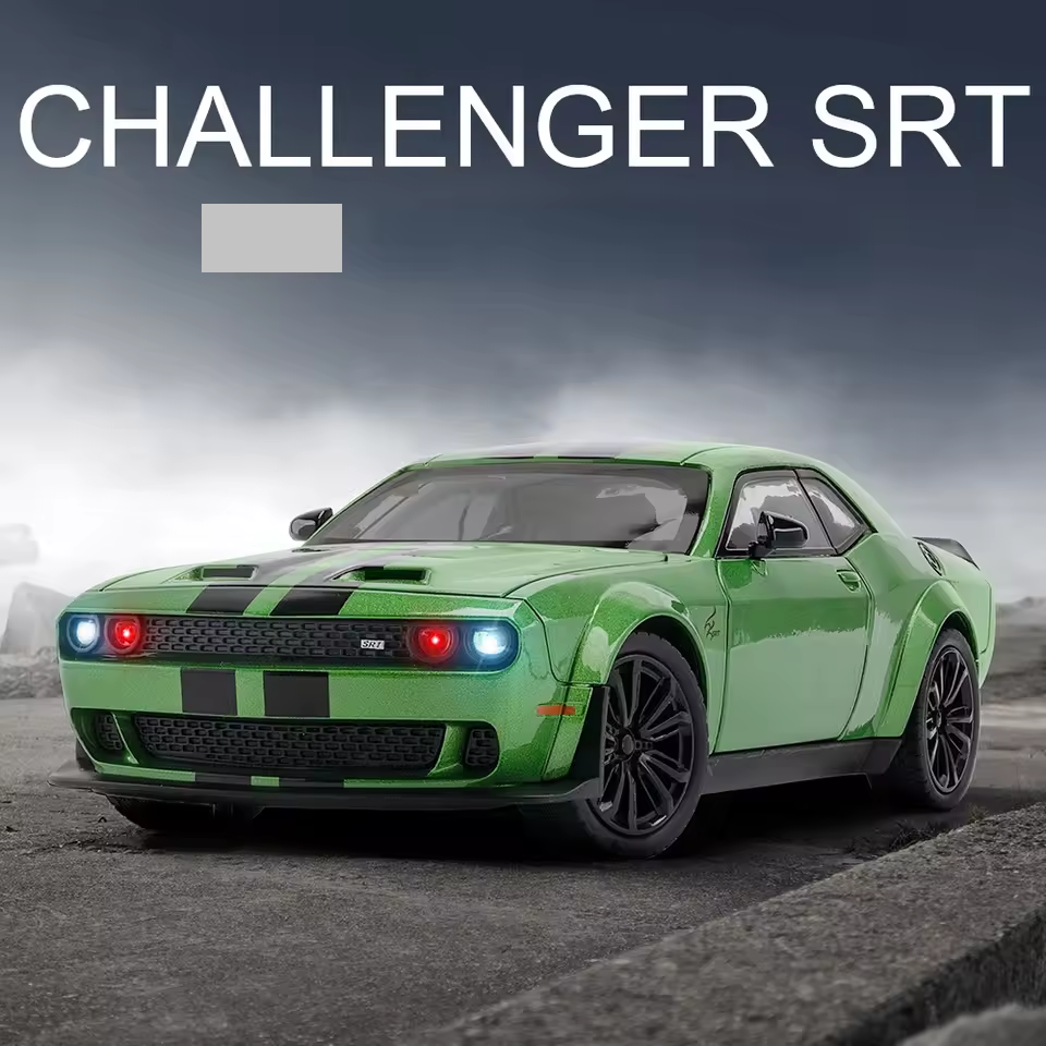 1:24 Diecast Dodge Challenger SRT Model Car