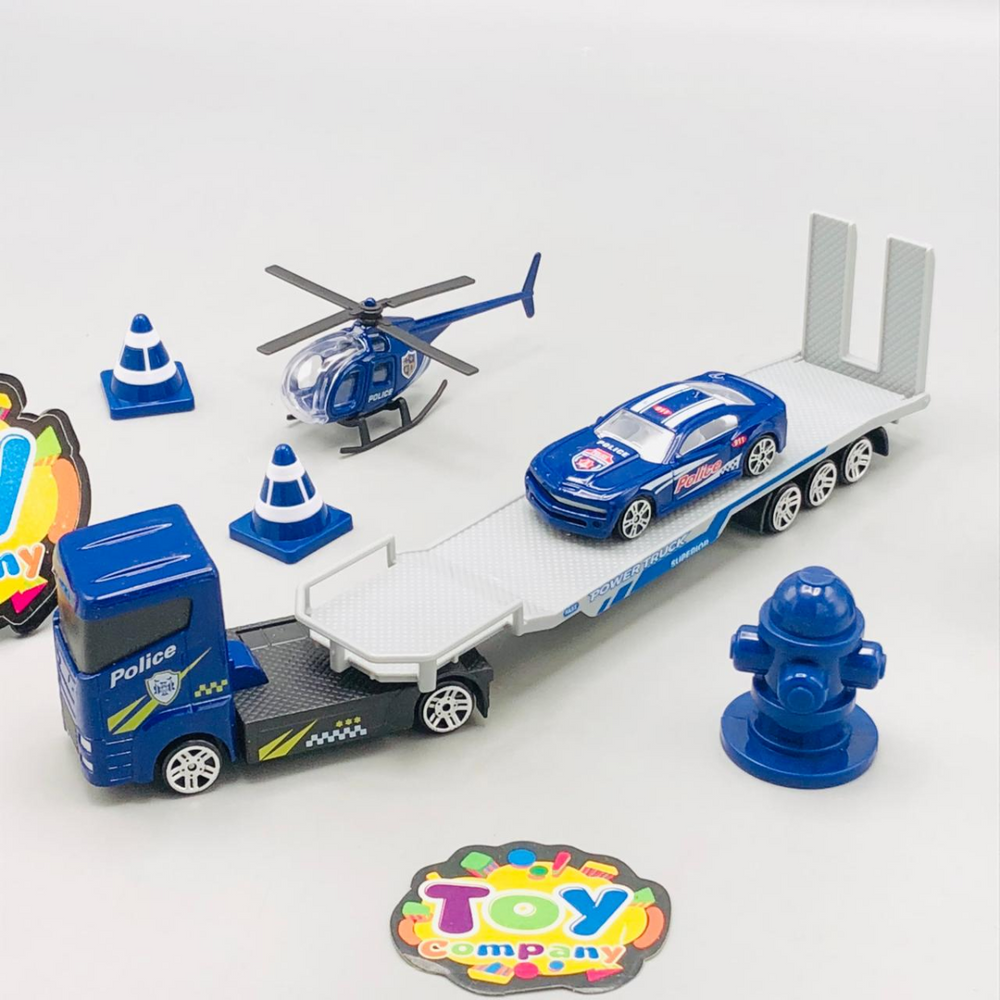 1:64 Alloy Police Transport Vehicle Set