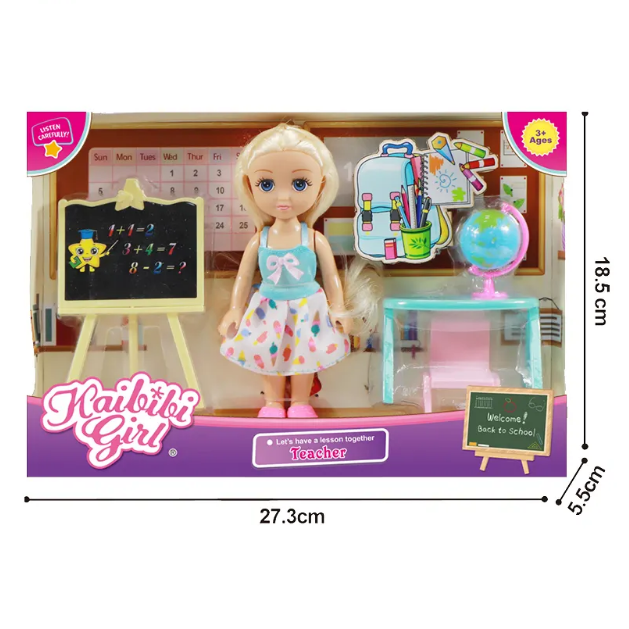 Kaibibi Doll Teacher With Accessories