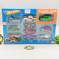 Hot Wheel Diecast Mini Cars Set - 10Pcs