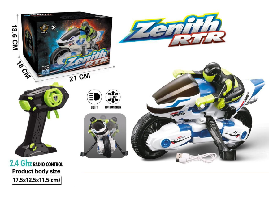 Remote Control Zenith Rotating Bike With Lights