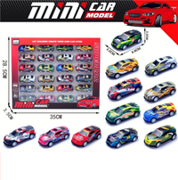 24Pcs Mini ABS Pullback Racing Cars