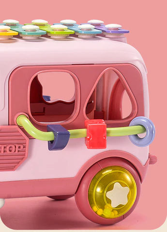 Sobebear Baby Musical Xylophone & Puzzle Bus