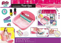 8Pcs Realistic Girls Massaging Foot Spa Kit