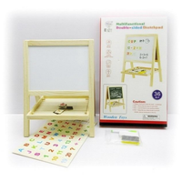 Multi-functional Wooden Double Sided Sketchpad