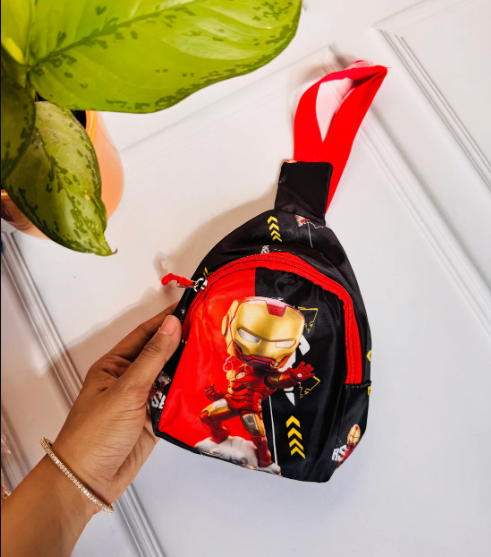 Mini Ironman 3D Shell Kids Sling Bag