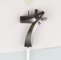 Number 7 Crown Designed Birthday Candle