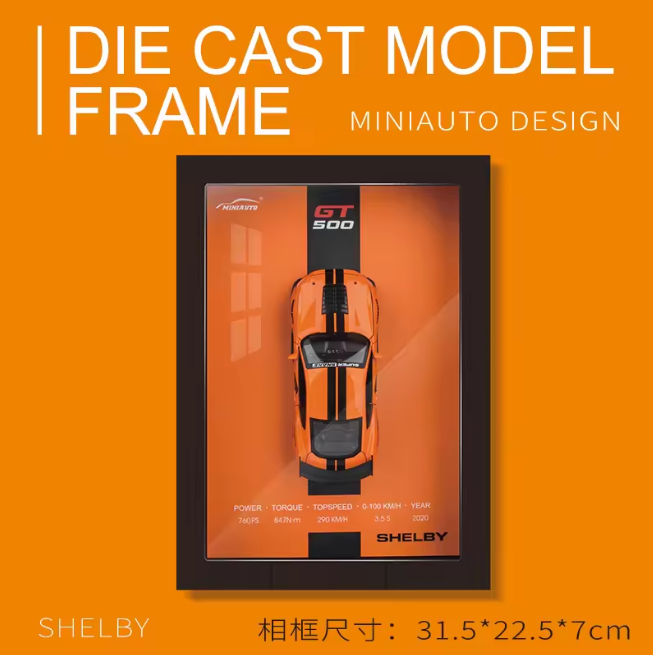 1:32 Diecast Shelby Mustang Model 3D Photo Frame