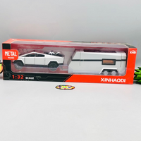 1:32 Diecast Tesla Cyber Truck With Trailer