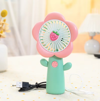 Rechargeable Mini Flower Themed Cooling Fan
