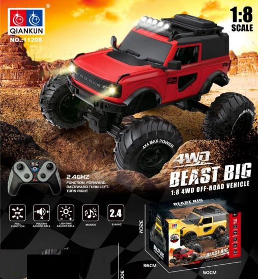 1:8 RC 4WD Big Beast Off-Road Truck