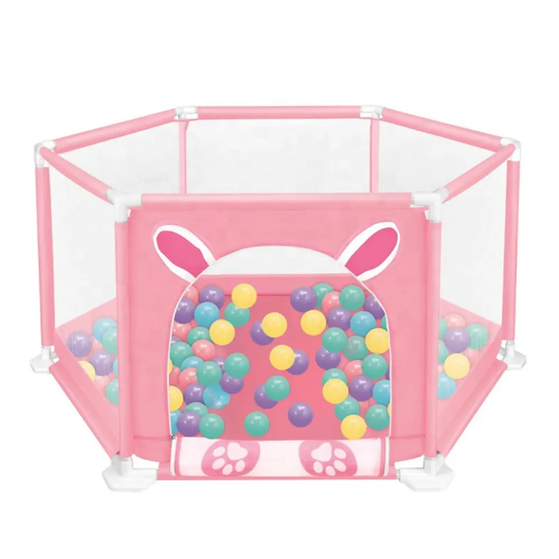Adorable Child Safety Fence Play Pen With 50 Balls