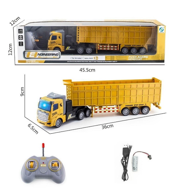 1:46 RC Dump Engineering Truck With Lights