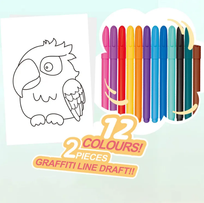 Unicorn Drawing Magic Color Spray Pen