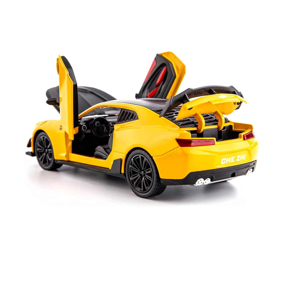 1:32 Diecast Camaro Model With Acrylic Display Box - Yellow