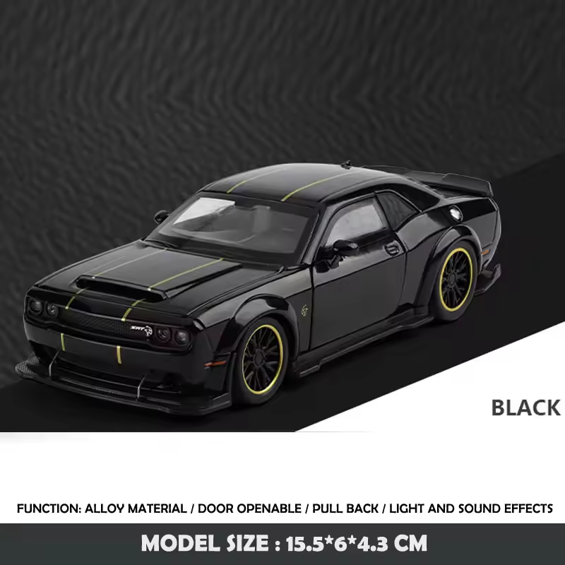 1:32 Diecast Dodge Dodge Hellcat SRT Model Car