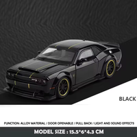 1:32 Diecast Dodge Dodge Hellcat SRT Model Car