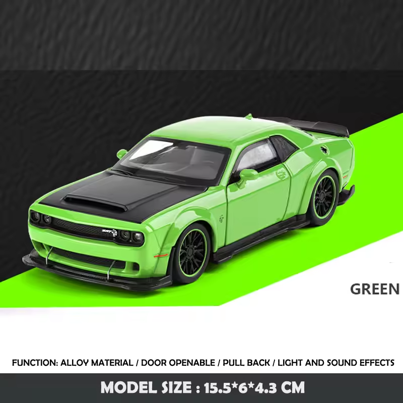 1:32 Diecast Dodge Dodge Hellcat SRT Model Car