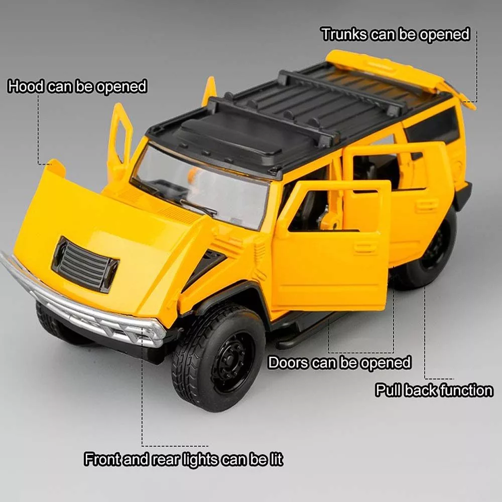 1:32 Diecast Hummer H2 SUV Model