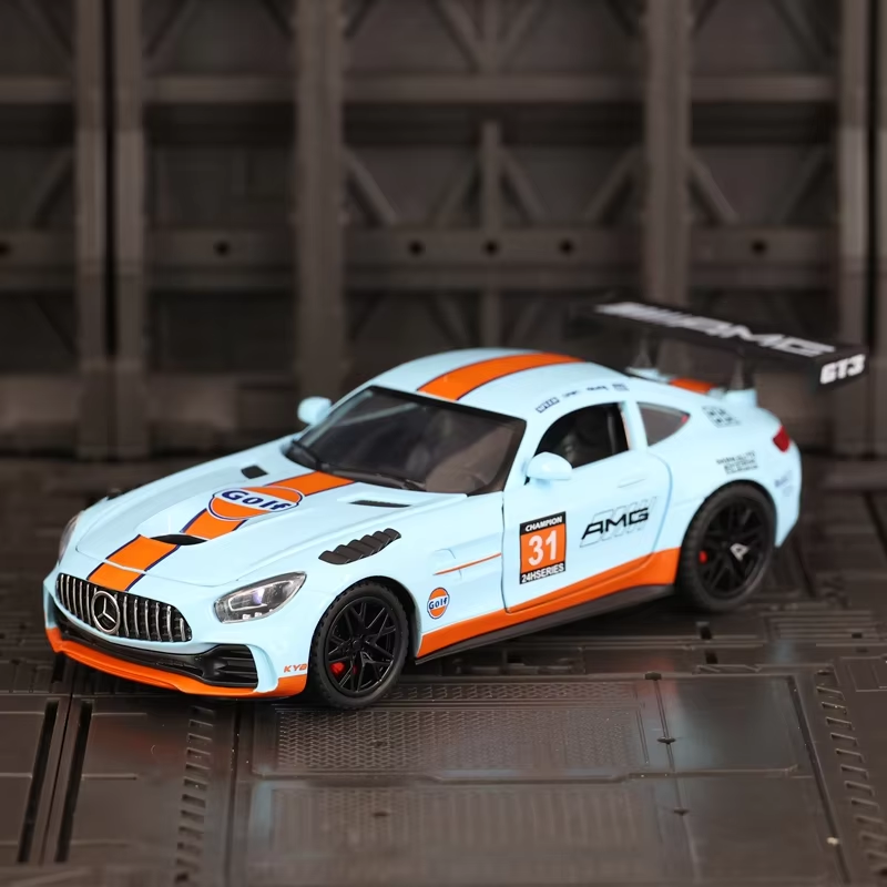 1:32 Diecast Mercedes AMG GT3 Model With Acrylic Box