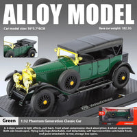 1:32 Diecast Rolls Royce Phantom 1925 Vintage Model