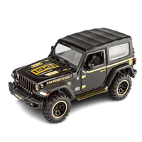 1:32 Diecast Rubicon Jeep With Acrylic Display Box - Black