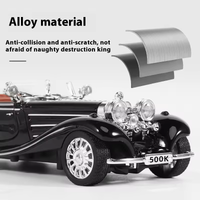 1:32 Diecast 1936 Mercedes-Benz 500K Special Roadster Model