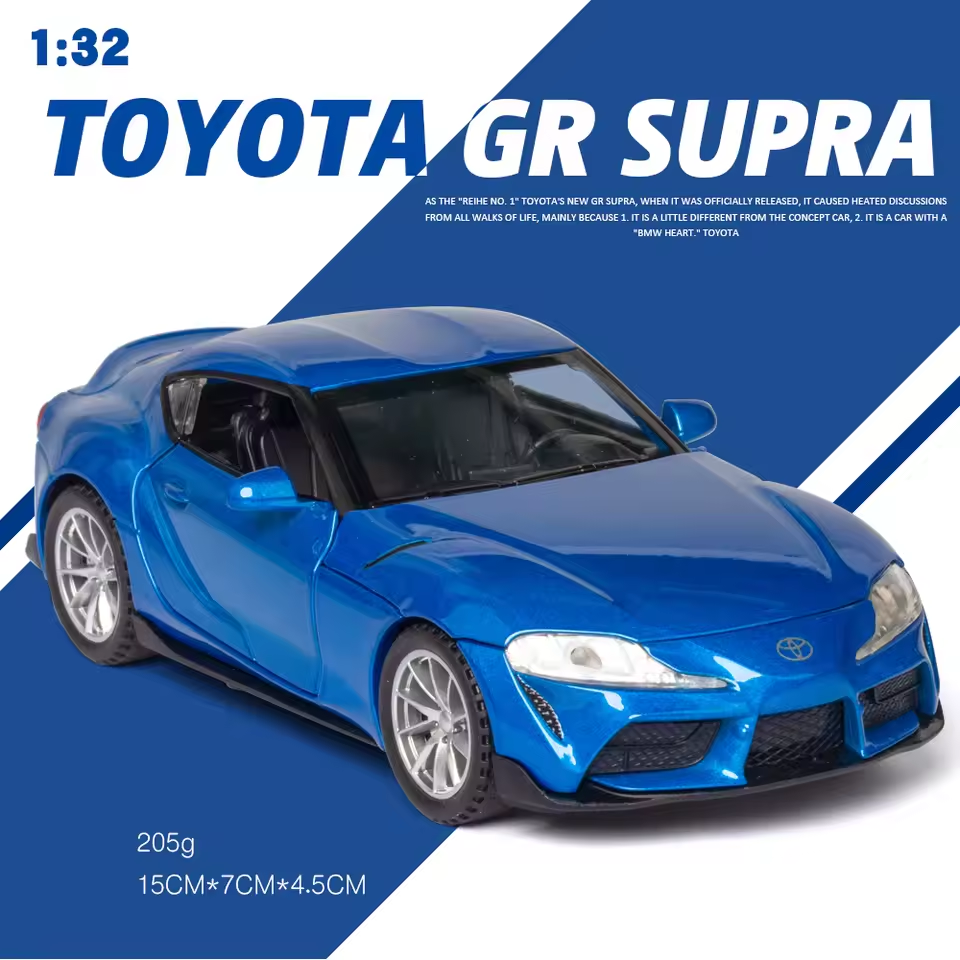 1:32 Diecast Toyota GR Supra Model Car