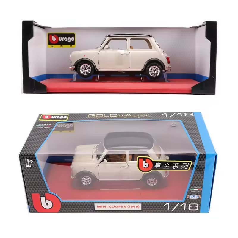 Bburago 1:18 Mini Cooper 1969 Model