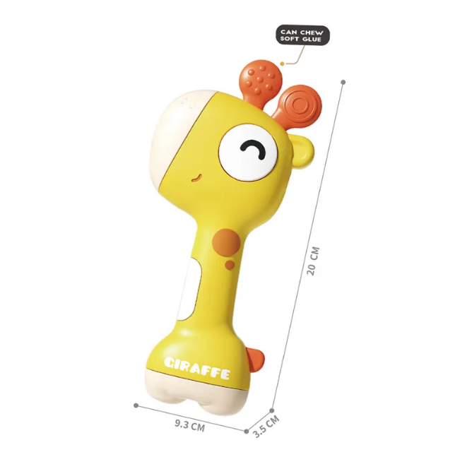 Giraffe Sand Hammer Baby Rattle Toy