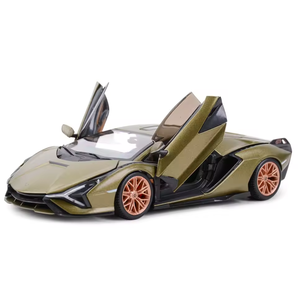 Bburago 1:24 Lamborghini Sian FKP 37 Model - Green