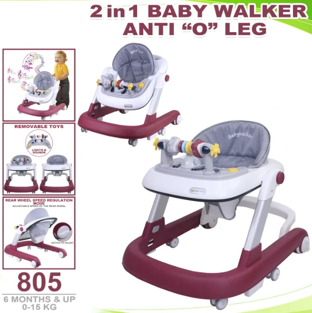 Convertible Baby Walker With Light & Music