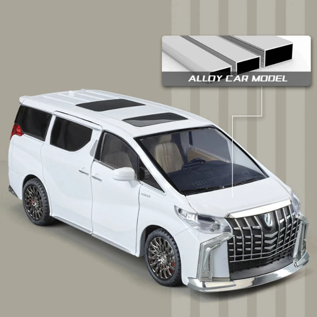 1:24 Diecast Toyota Alphard Van With Key
