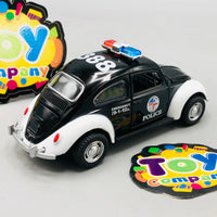 1:36 Mini Diecast Police Department Beetle Model - 1Pc